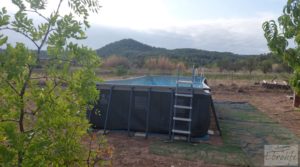 Detalle de Finca de regadío en Caseras con casa y masía tradicional. con huerto