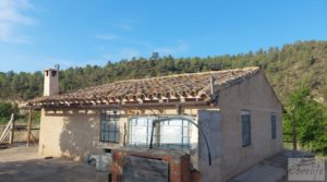 Finca de regadío en Caseras con casa y masía tradicional. en oferta con paneles solares