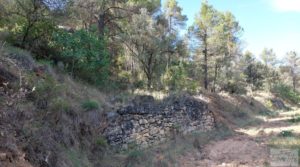 Se vende Finca en Fórnoles de 9,2 hectáreas con casa de piedra con olivos por 70.000€